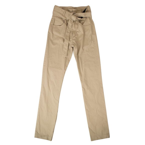 UNRAVEL PROJECT Beige Corset Waist Straight Leg Pants Size 25 $825